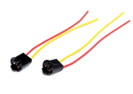 Разъем T10/W5W (пластиковый поворотный с проводами)