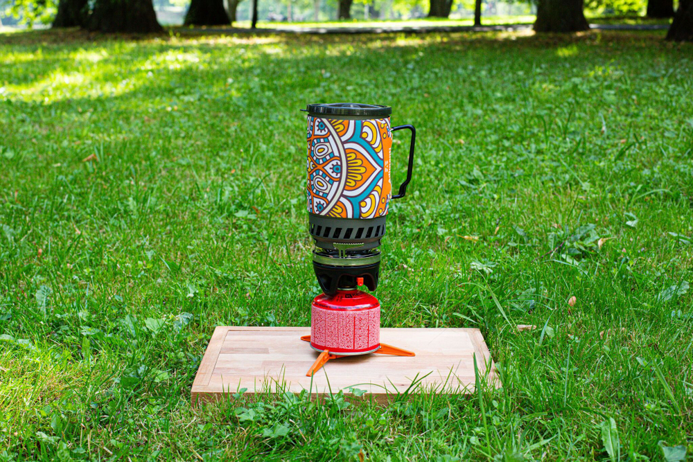 Система приготовления пищи туристическая Adimanti AD-10 1100 мл, цвет черный, AD-10