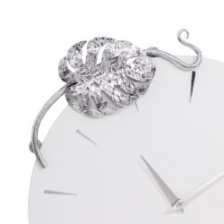 Часы настенные Monstera Deliciosa (Монстера) Айс