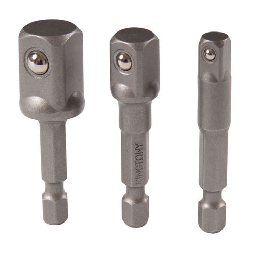 KING TONY (9103PR) Набор переходников 1/4"&gt;1/4", 3/8", 1/2", 3 предмета