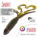 Твистер Lucky John Hogy Tail 4.0" (100 мм), 5шт/уп
