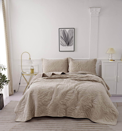 Покрывало 160х220 и наволочка 50х70 Sofi De MarkO Глория бежевое