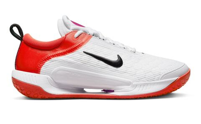 Мужские кроссовки теннисные Nike Zoom Court NXT HC - white/black/picante red/fuchsia dream