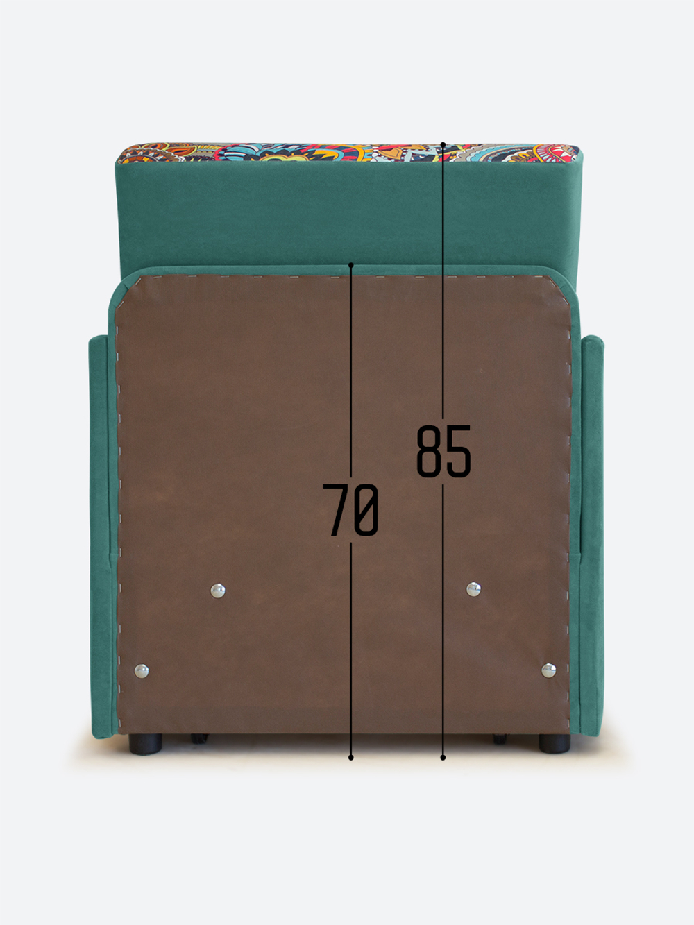 Кресло-кровать "Миник" с подлокотниками, купон Хаски