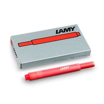 Картриджи для пера Lamy T10 красные 5 шт (1602076)