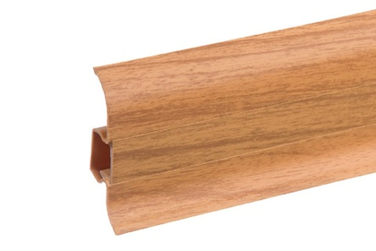 Плинтус ПВХ Cezar матовый с мягким краем 068