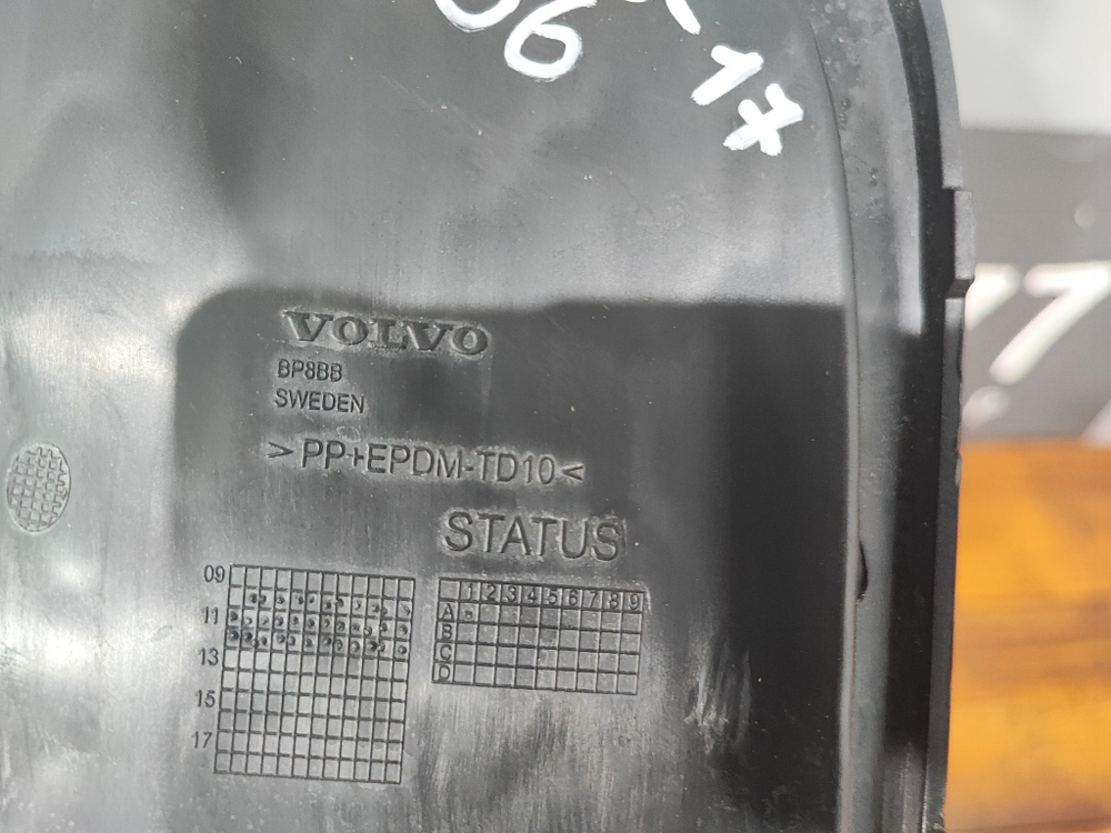 Решетка переднего бампера правая Volvo XC60 1 08-13 Б/У Оригинал 31290662