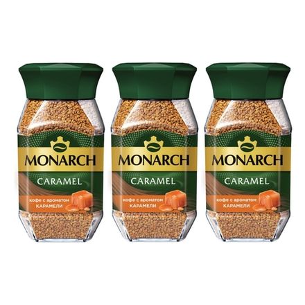Кофе растворимый Jacobs Карамель 95 г 3 шт