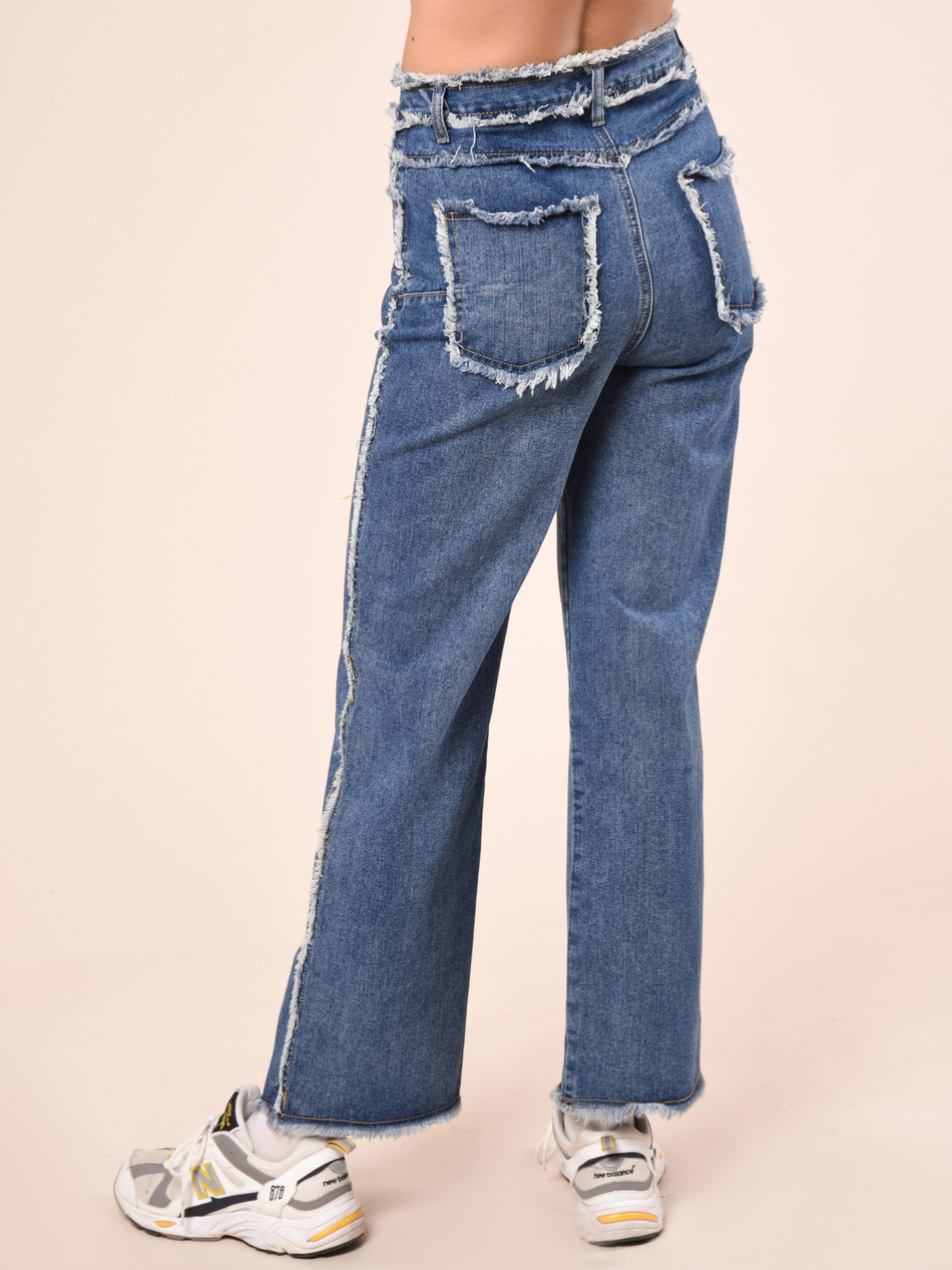 Брюки женские джинсовые