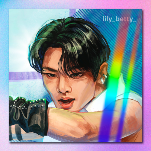 Арт принт / lily_betty_ / STRAY KIDS / Чонин #1