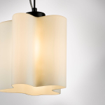 802117 Подвес NUBI 1х40W E27 ЧЕРНЫЙ МАТОВЫЙ/БЕЛЫЙ