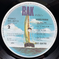 Винтажная виниловая пластинка LP Suzi Quatro Aggro Phobia (Япония 1976) (Оби)