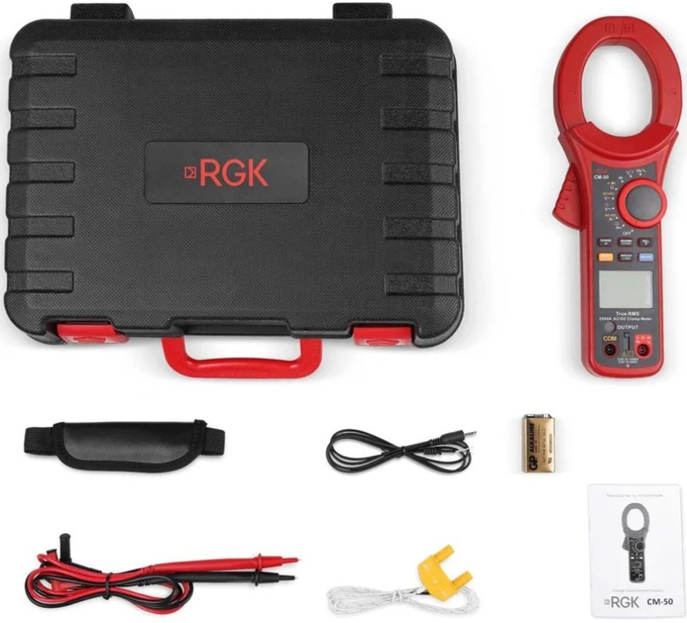 Клещи токоизмерительные RGK CM-50