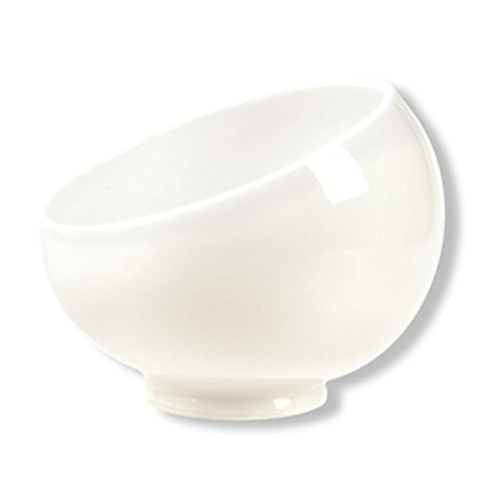 Салатник 350 мл d 12 см h10/6 см скошенный белый фарфор P.L. Proff Cuisine [4]