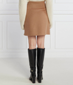 Хлопковая юбка Vocana BOSS BLACK - бежевый(50506809)