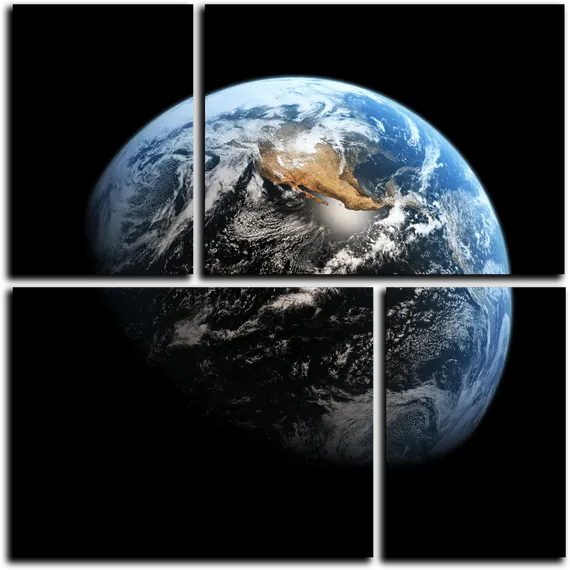 Модульная картина "Земля"