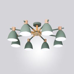 Потолочная Люстра Folke 8 Green By Imperiumloft