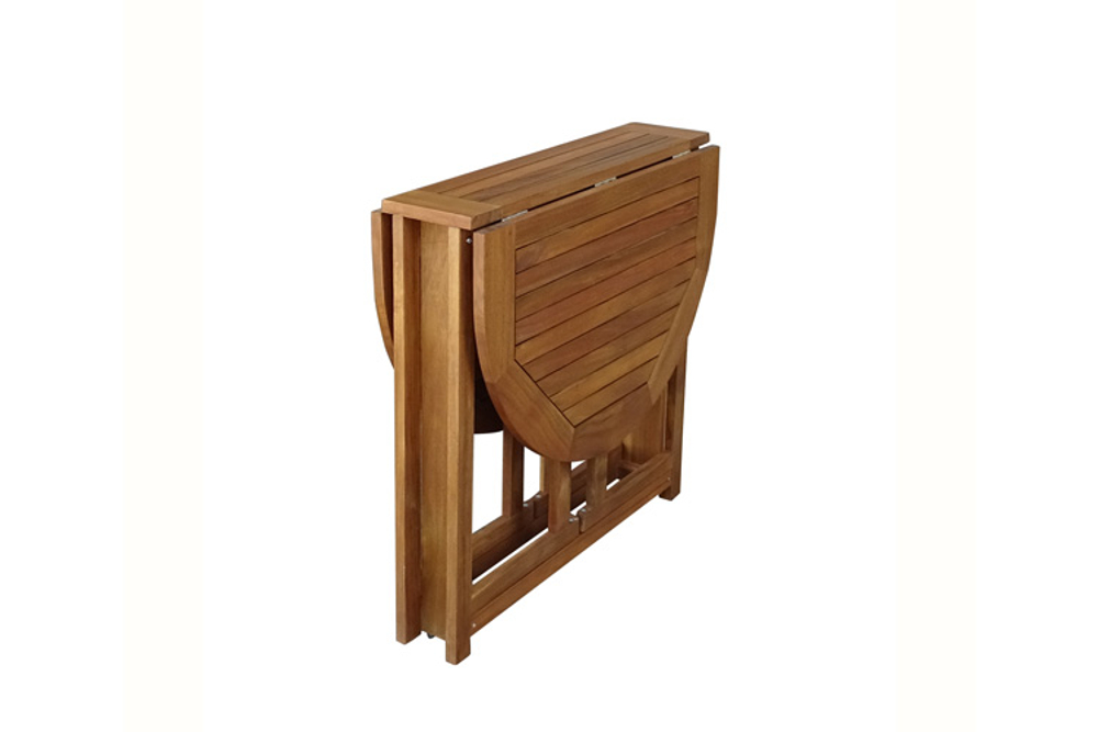 Стол из акации Joygarden КАРО овальный складной, коричневый