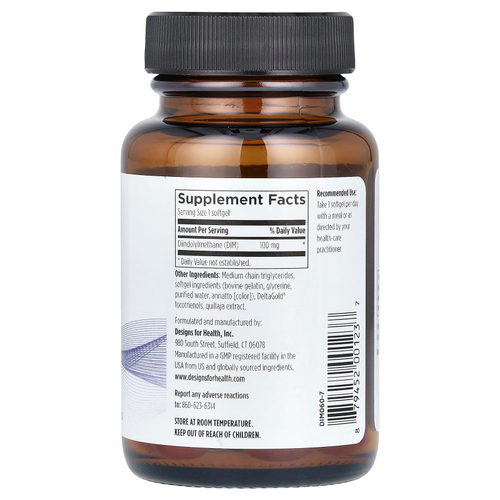 Designs For Health, Dim-Evail™, 100 мг, 60 мягких капсул
