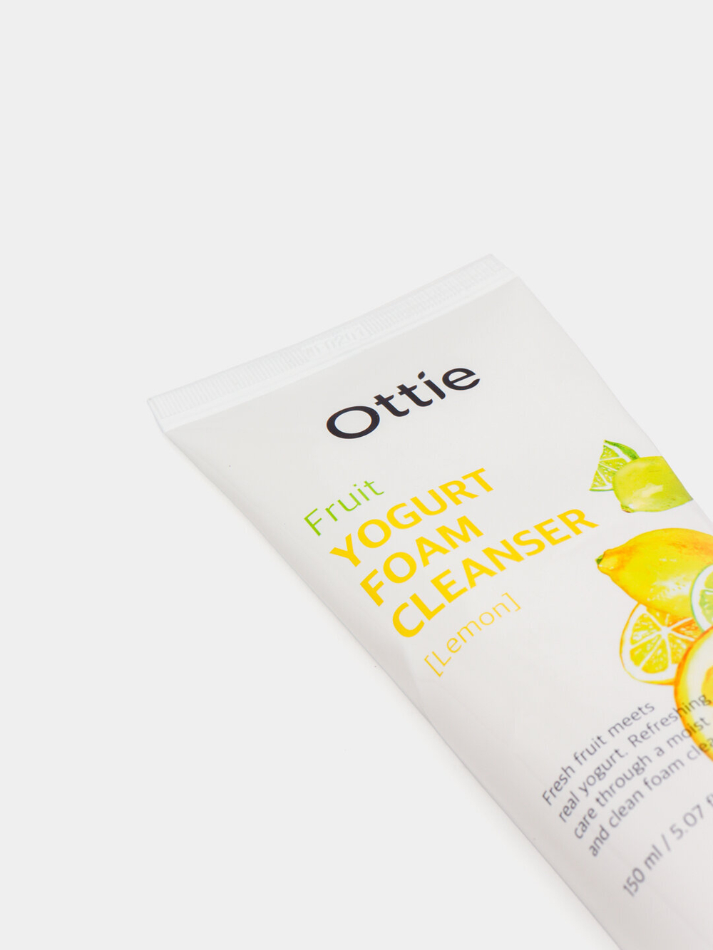 Ottie Йогуртовая пенка для умывания с лимоном Fruit Yogurt Foam Cleanser-Lemon 150 мл