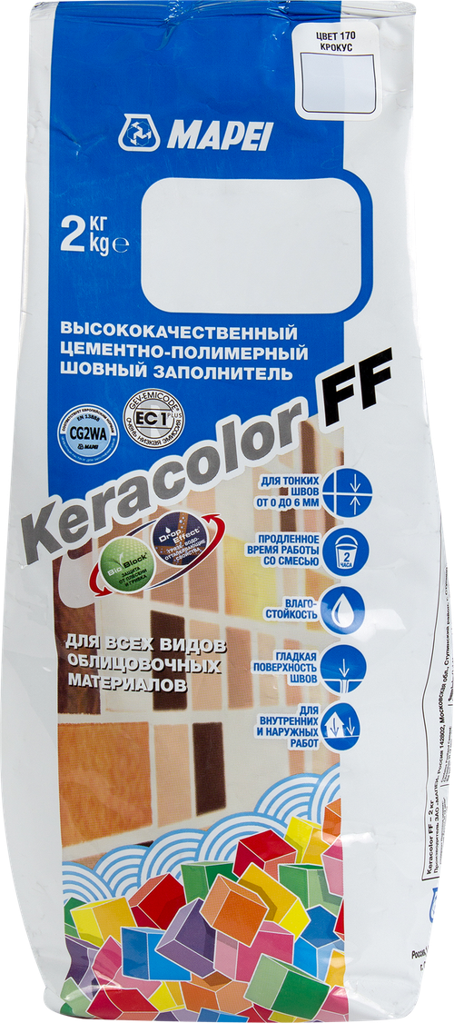 ЗАТИРКА Д/ШВОВ MAPEI KERACOLOR FF №110 МАНХЕТТЕН 2КГ