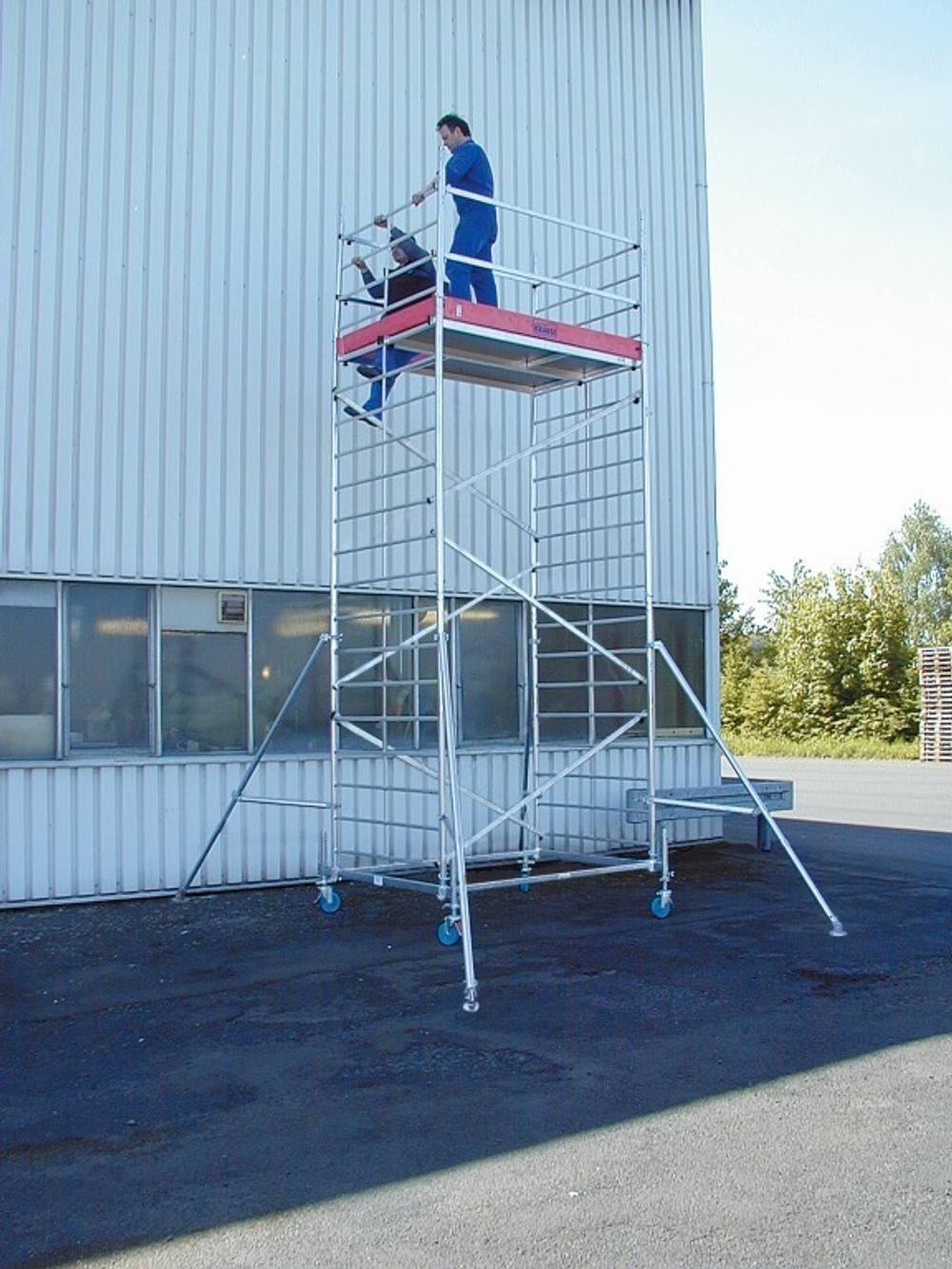 PROTEC XXL Передвежные подмости. шир. 1,35м, рабочая высота 5,3 м (911131)