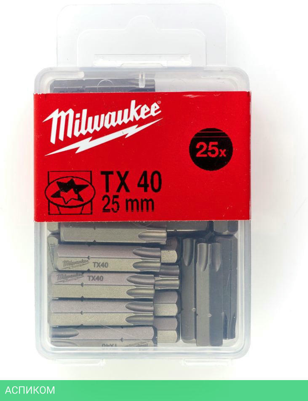 Бита Milwaukee TX40 25мм 25шт (4932399600)