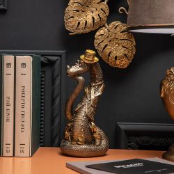 Статуэтка Удав Кулибин Бронза