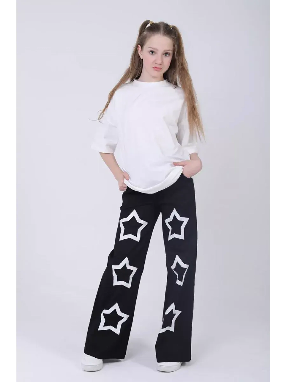 Джинсы-кюлоты для девочки-подростка хит сезона