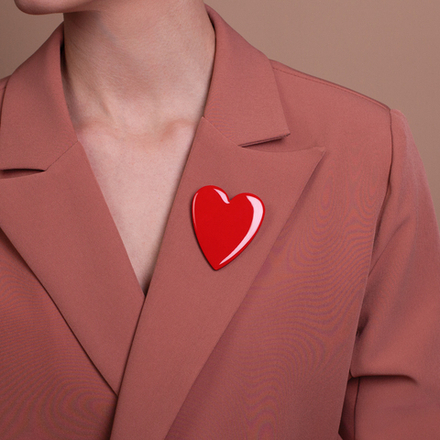 Брошь - Сердце