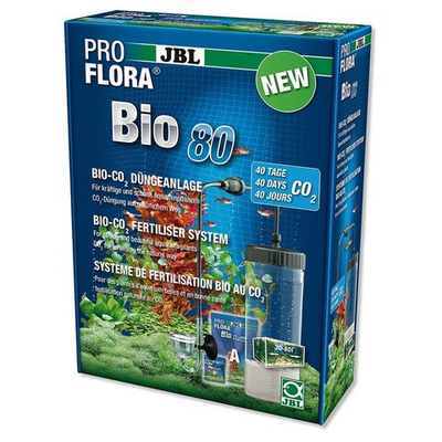 JBL ProFlora bio80 2 - профессиональная био система CO2 до 80 л с заправляемым баллоном и мини-CO2-реактором (питание в течении 40 дней)