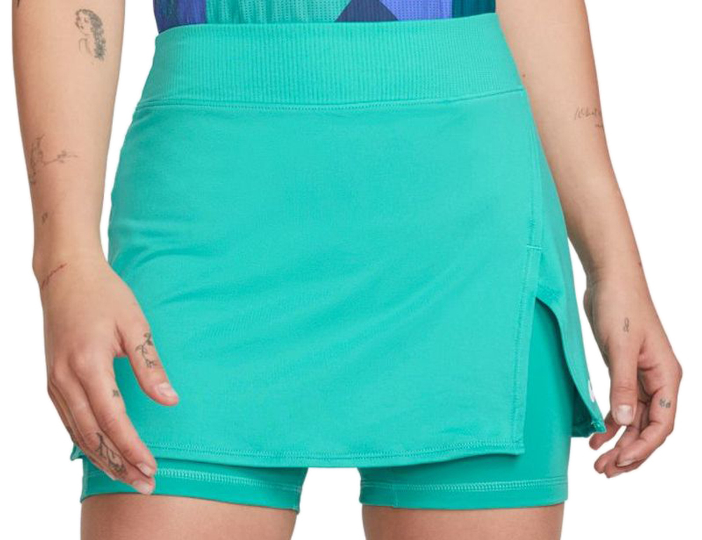 Теннисная юбка Nike Court Victory Skirt W - washed teal/white