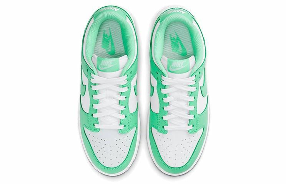 Кроссовки Nike Dunk Low Green Glow (Женская размерная сетка)