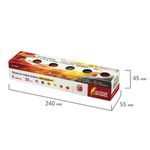 Краски акриловые МЕТАЛЛИК для рисования и хобби ОСТРОВ СОКРОВИЩ 6 цветов по 25 мл, 191691