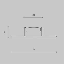 Профиль Maytoni   ALM-6114-S-2M