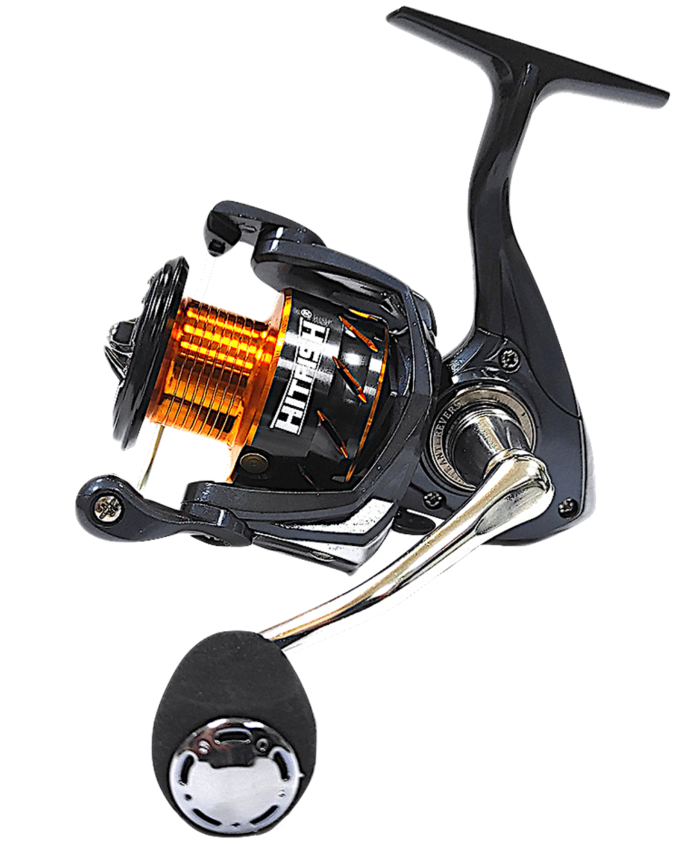 Катушка HitFish Swan bb4+1 3000 (5.2:1) 0.235/0.285/0.309мм-210/180/160м __см/об 278г max7кг
