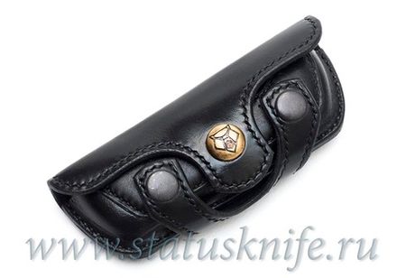Чехол кожаный черный для МБШ Флиппер 95, Хати, Ф3