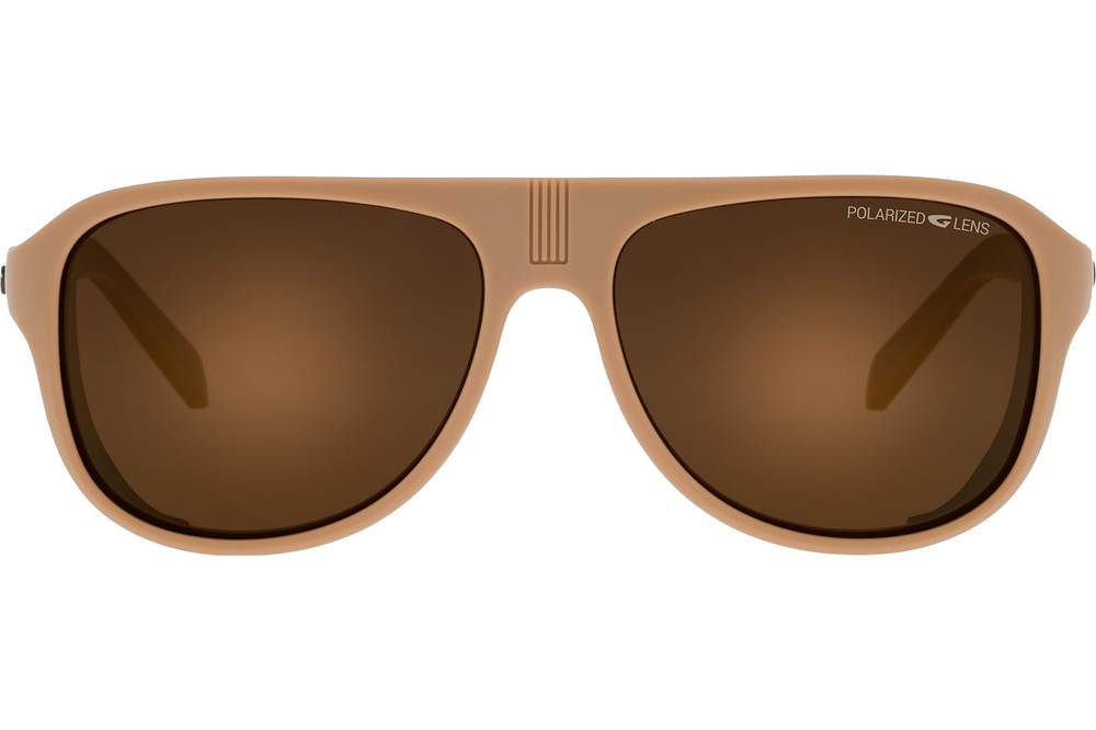 Спортивные очки GOG Fitz Roy / Matt Desert-Black / Polarized Gold Lens