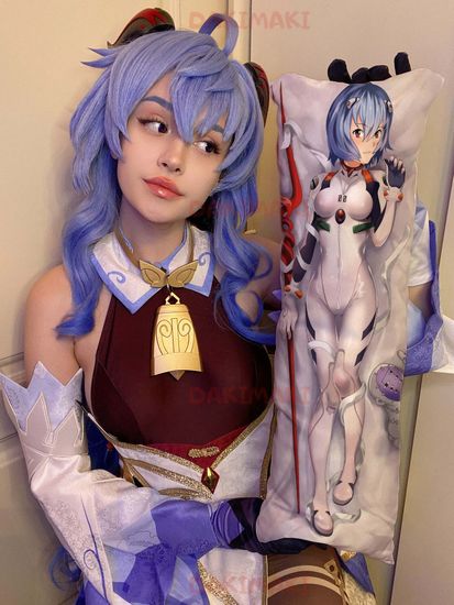 Мини дакимакура Рей Аянами из Евангелион арт. M0204, 60х20 см