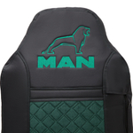 Чехлы MAN TGA (экокожа, зеленый)