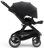 Коляска Agex Prima Pro 3 в 1 с автокреслом i-Safe S Black Midnight Grey (Темно-серый)