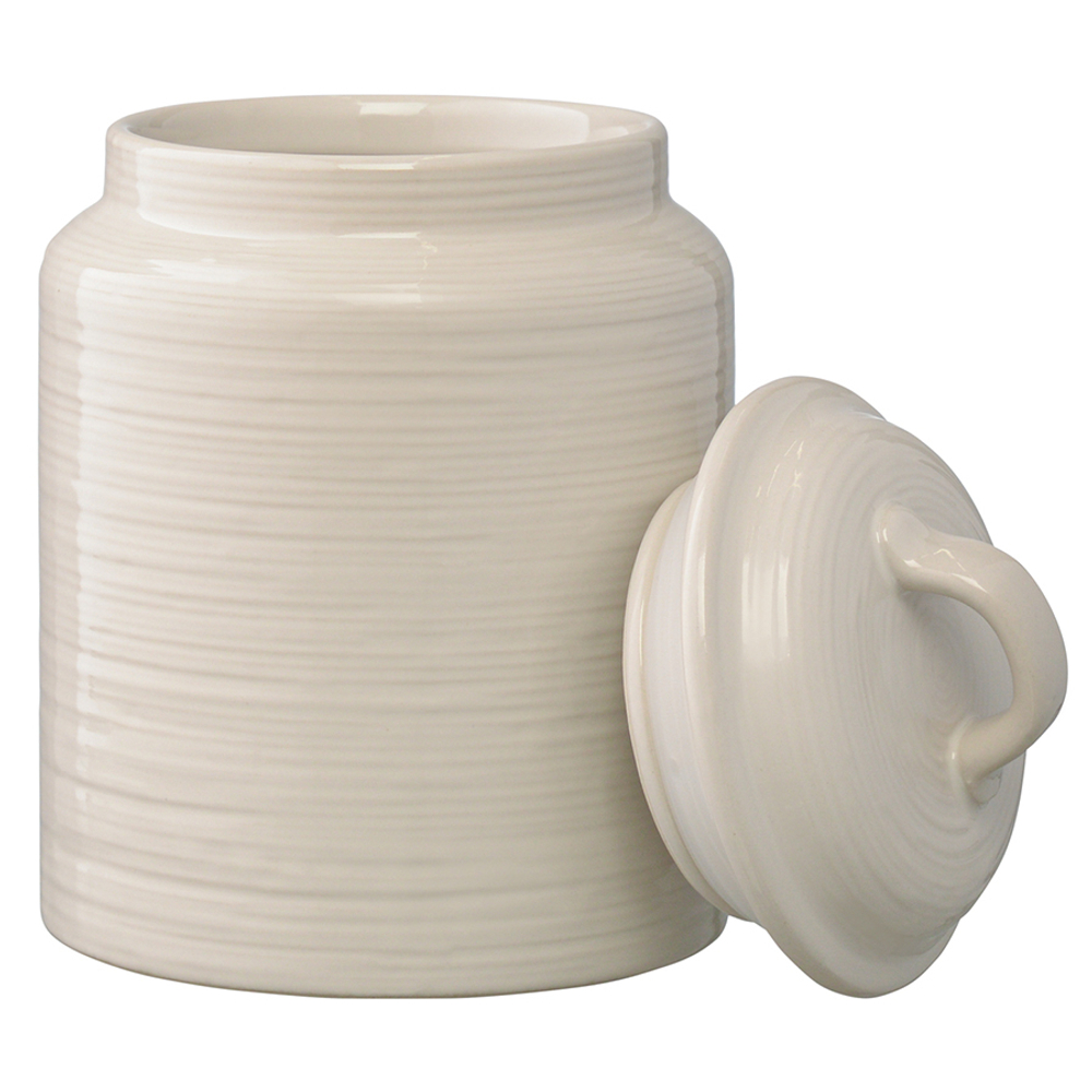 Банка для хранения in the village, 1,3 л, светло-бежевая