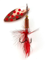 Блесна вращающаяся Lucky John SPIN X LONG 05 12,0г CR (5шт. в упк.)