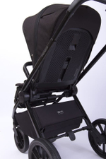 Коляска детская Peppy Monaco 2 в 1 Brilliant black (черный), рама черный глянец