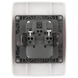 12-2107-01 ЭРА Розетка 2X2P, 16A-250В, IP20, Эра12, белый