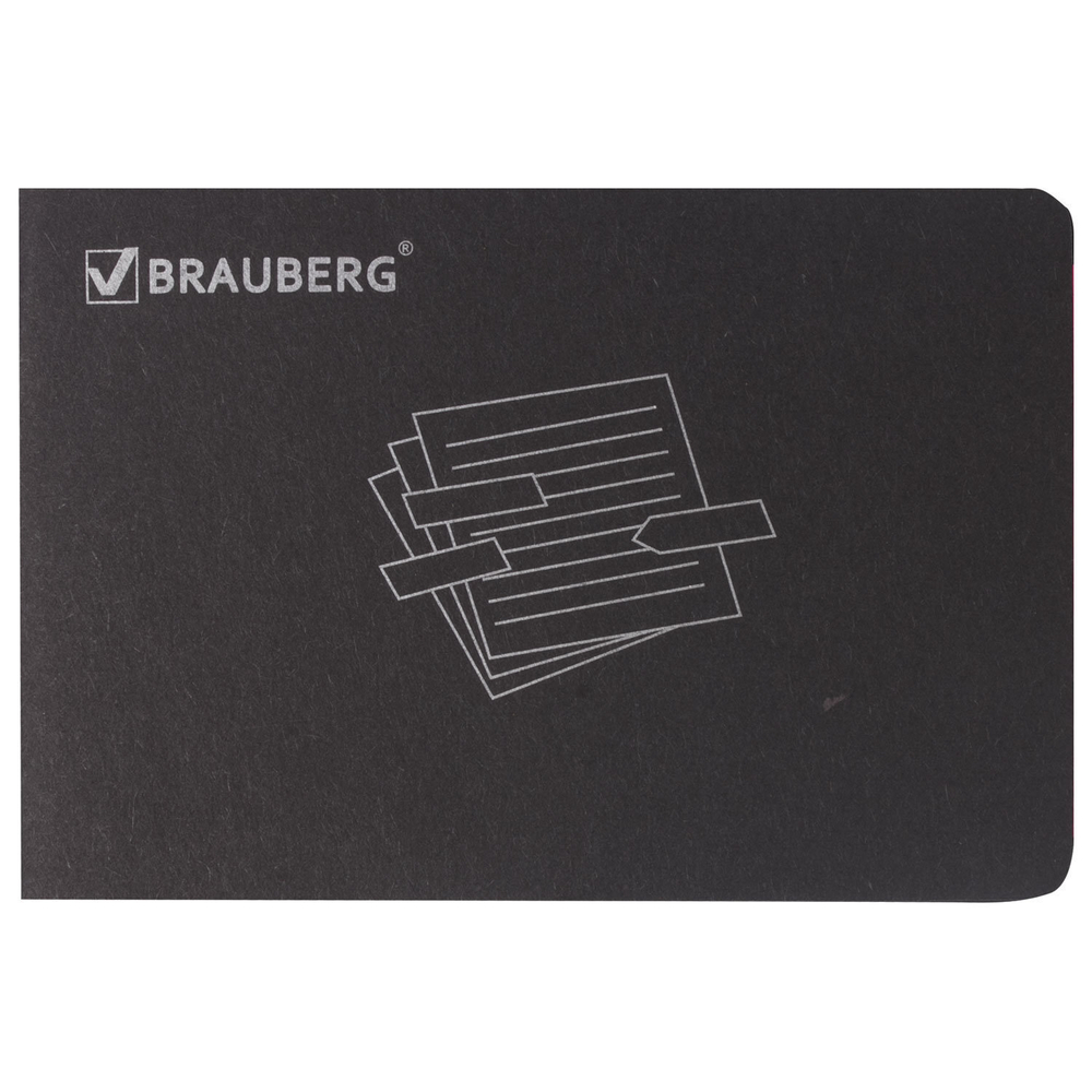 Закладки клейкие неоновые BRAUBERG бумажные 45х15 мм 100 штук (5 цветов х 25 листов) в картонной книжке (12 штук в упаковке)