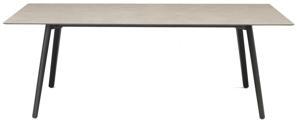 Стол ламинированный раздвижной Scab Design Squid Extendable, черный, тортора шпатель