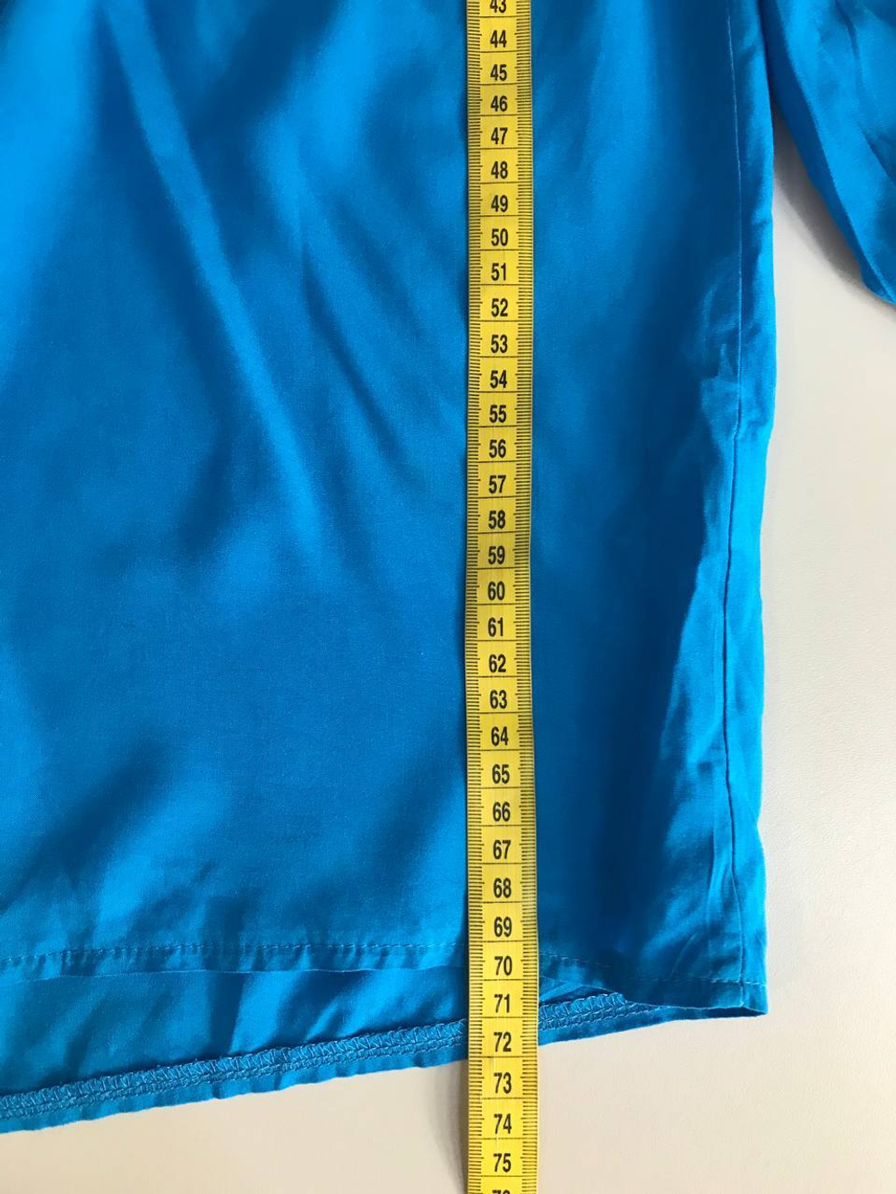 Блузка свободного кроя, маркировка 3XL, визуально на 54 размер