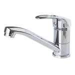 Смеситель для кухни 35к F4539-2-B FRAP (плоск.пов. излив, п/гайку, хром, силумин)