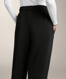 OYSHO Брюки-джоггеры из модала с начесом, черный